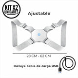 2x1 Corrector de Postura con Sensor + Mini Masajeador Gratis 🎁