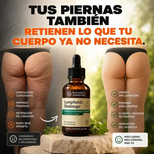 DRENAJE LINFATICO™ | Drena Naturalmente la Hinchazón del Rostro, Abdomen y Piernas