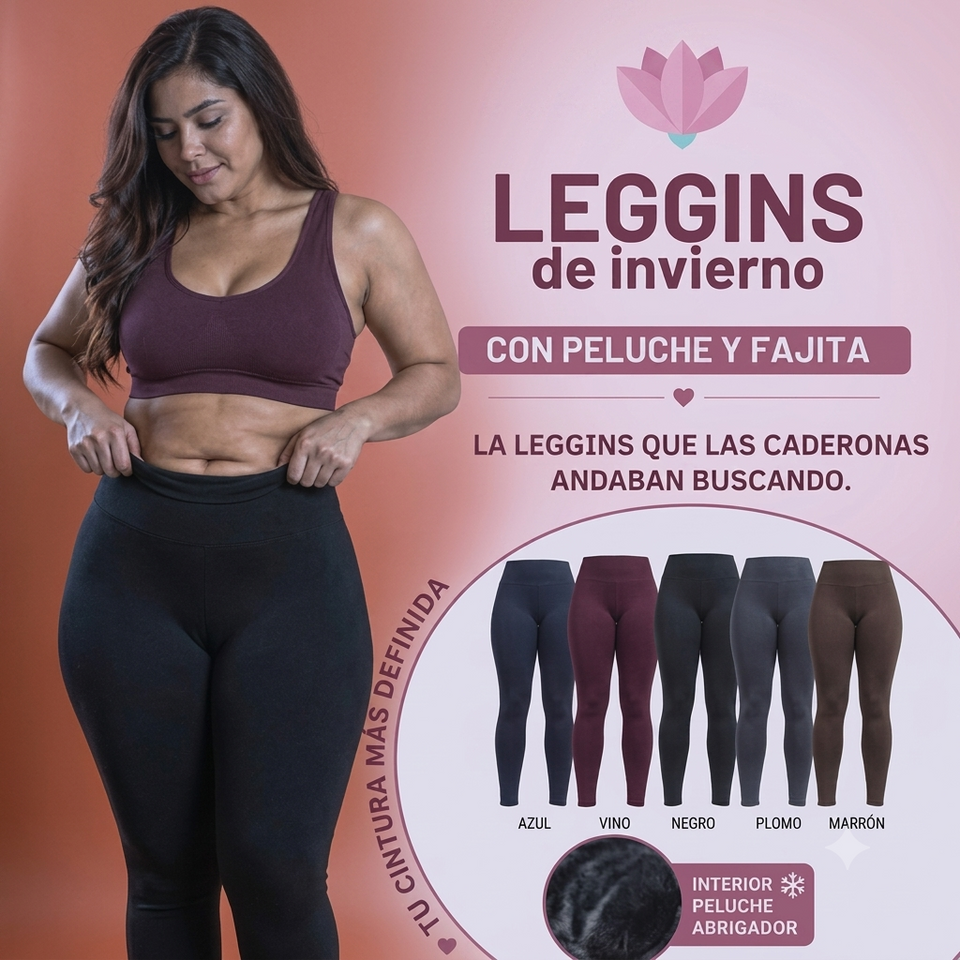 LEGGINS TERMICAS CON FAJITA