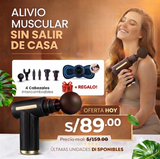 Pistola de Masaje Profesional + Mini Masajeador Gratis 🎁 UPSELL