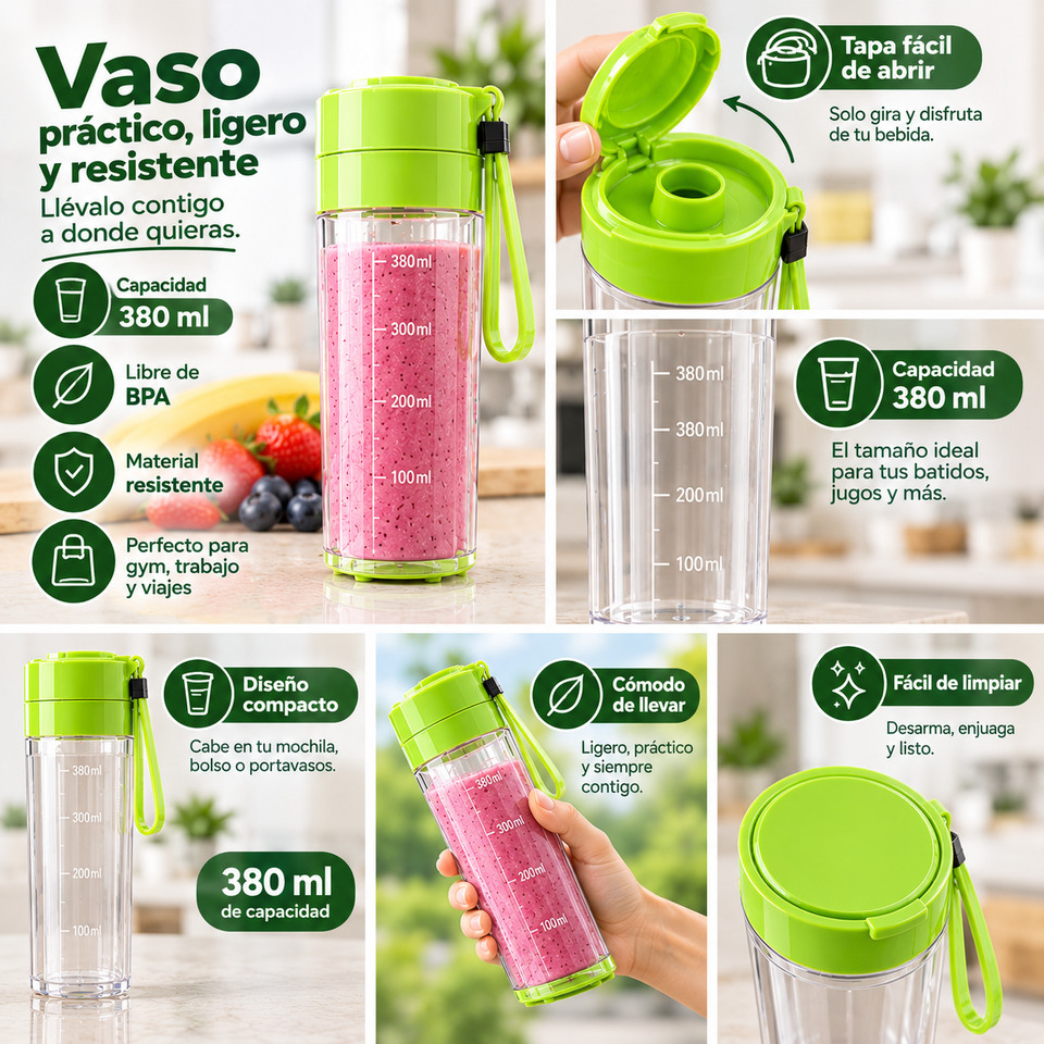 Licuadora Portátil Recargable